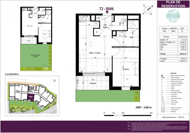 Appartement T2 RDC LOT B006 L'Egeria OlonnesurMer Vendee