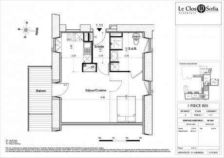 111 T1 bis - Le Clos Sofia