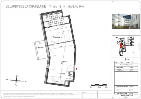 B14 T1 bis - Le Jardin de la Châtelaine