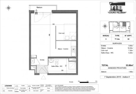 32 T1 bis - Le Cours Felibien