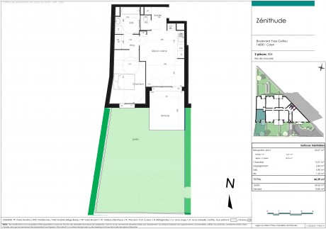 Lot 004 T2 Duplex - Caen, Résidence Zénithude