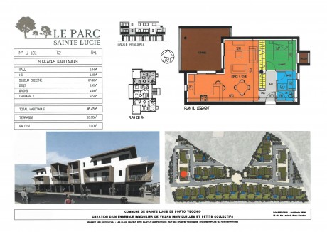 Lot B101 T2 - Porto-Vecchio, Le Parc Sainte-Lucie