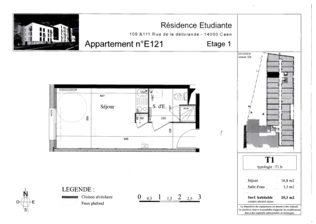 46(E121) T1 - Nemea - Caen - Campus 1