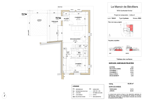 D0.01 T3 - LES DÉPENDANCES DU MANOIR - LE HAVRE