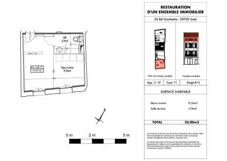 3.01 T1 - LE 26, BOULEVARD GAMBETTA - UZES