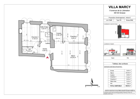 2.01 T3 - VILLA MARCY - GRASSE