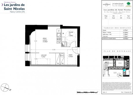 n°308 T1 bis - Les Jardins de Saint-Nicolas